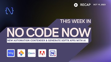 No Code News ▶️ New automation contender & generate Softr apps with AI