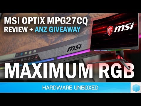 MSI Optix MPG27CQ Review, The Most RGB LED Monitor Ever!