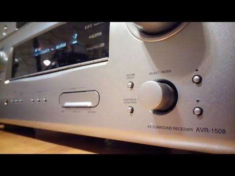 How to reset the Denon AVR-1508 receiver amplifier