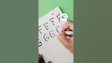 4 Type Shadow Lettering of Alphabet "G" #shorts #youtubeshorts #3d