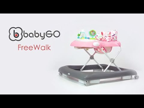 pink BabyGo Lauflernwagen Gehfrei Free Walk Candypink