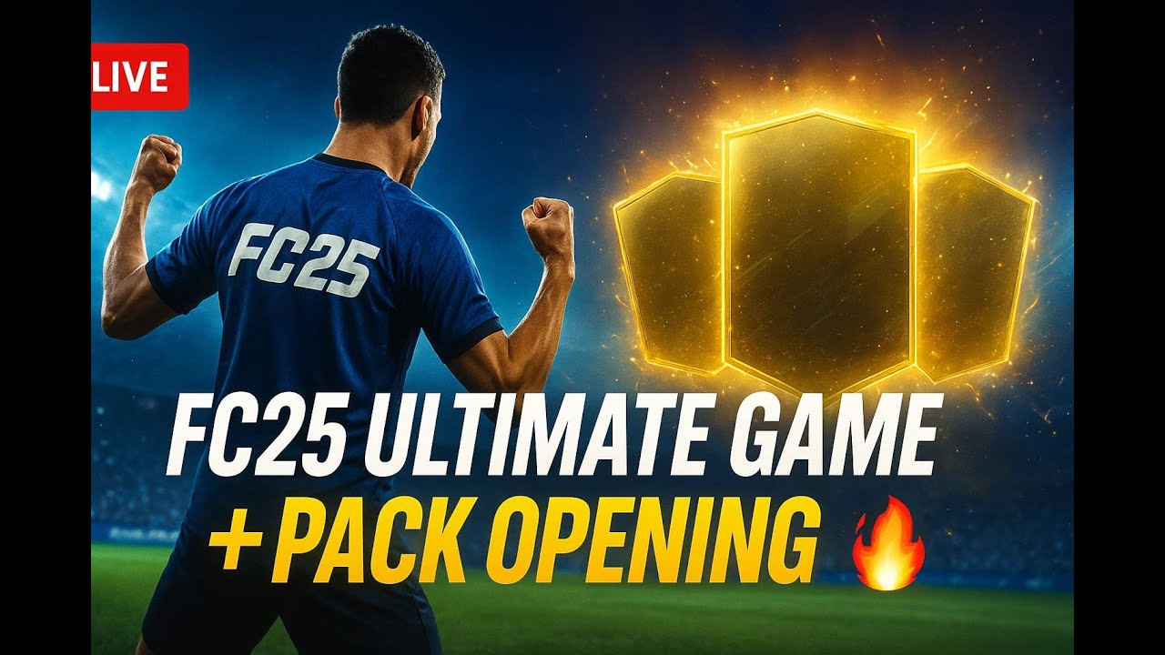 FC25 LIVE 🔴 | Ultimate Game + Big Pack Opening 🚀💥