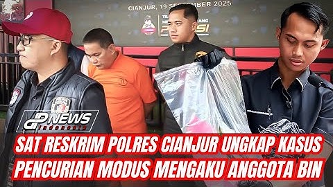 Ungkap Kasus Pencurian Dengan Modus Menjadi Anggota BIN Gadungan