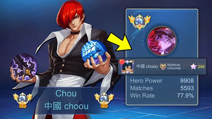 ONLY 1% KNEW THIS!! GLOBAL CHOU NO CUT GAMEPLAY IN 300 STAR SOLO RANK + TUTORIAL 🧠