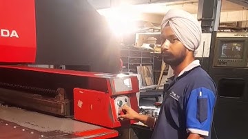Amada CNC punching machine #cnc #punching #learning #machine #automobile #factory #amada #viral#like