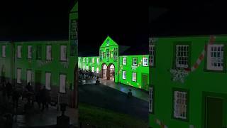 Christmas Building Projection short