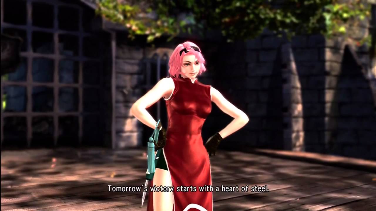 My Soul Calibur V Created Characters Day 1 - Sakura and Stein