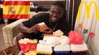 McDonald’s in Spain!!! I wish the U.K had this!!