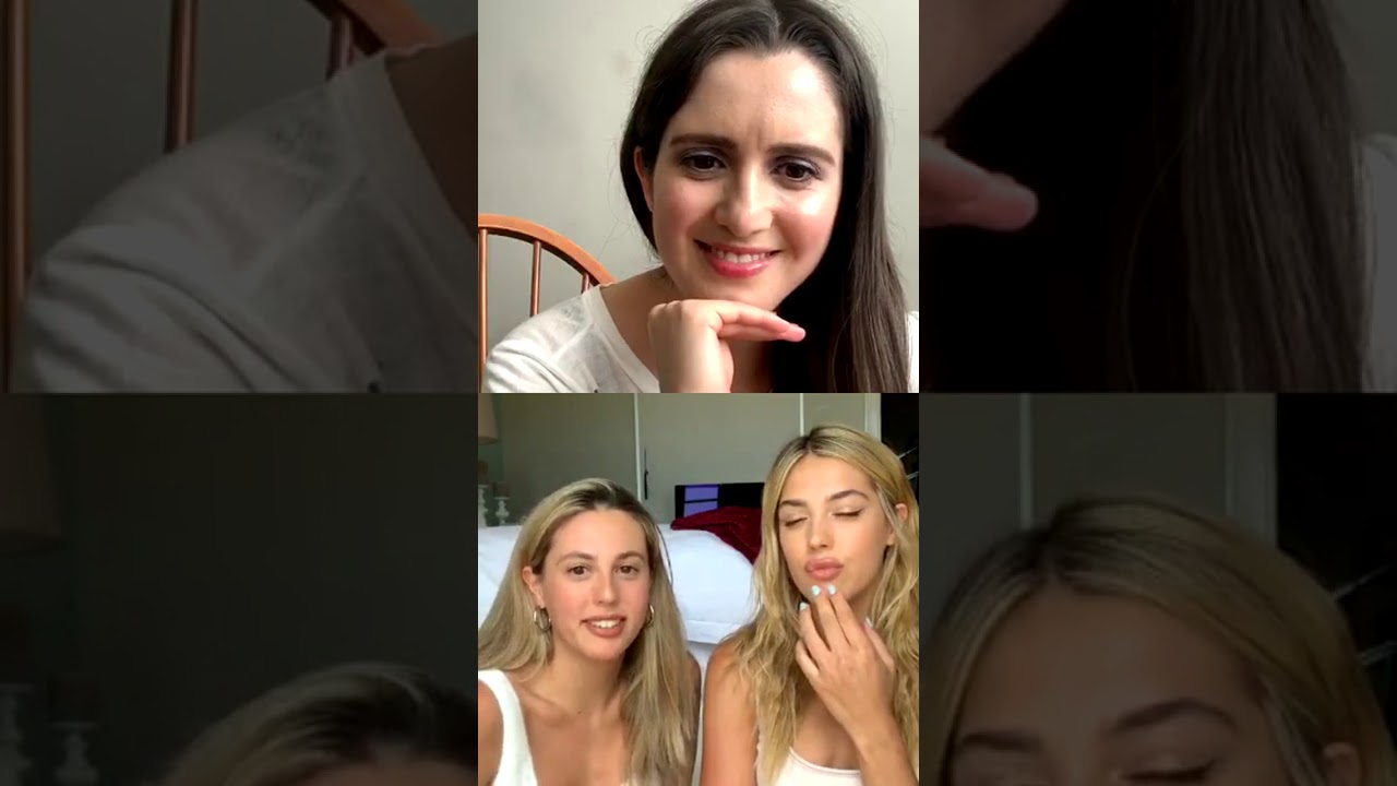 Laura Marano Live Stream, April 25, 2020
