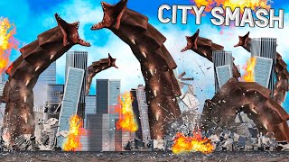 GUSANOS GIGANTES ARRASAN LA CIUDAD | CITY SMASH