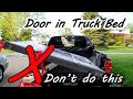 How to transport patio door? Patio door in truck? Moving patio door in pickup truck. Moving a door