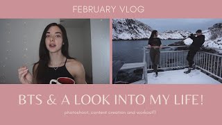 February Vlog Photoshootworkout Day In The Life