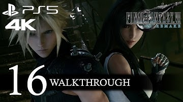 Final Fantasy VII Remake Walkthrough Part 16 (No Commentary/Full Game) PS5 4K