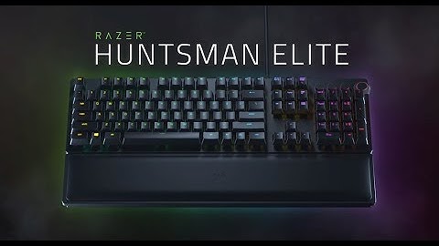 Unboxing the Razer Huntsman Elite Gaming Keyboard