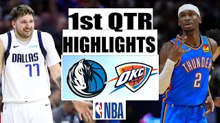 Dallas Mavericks vs Oklahoma City Thunder 1st Qtr Feb 10, 2024 Highlights | NBA Season