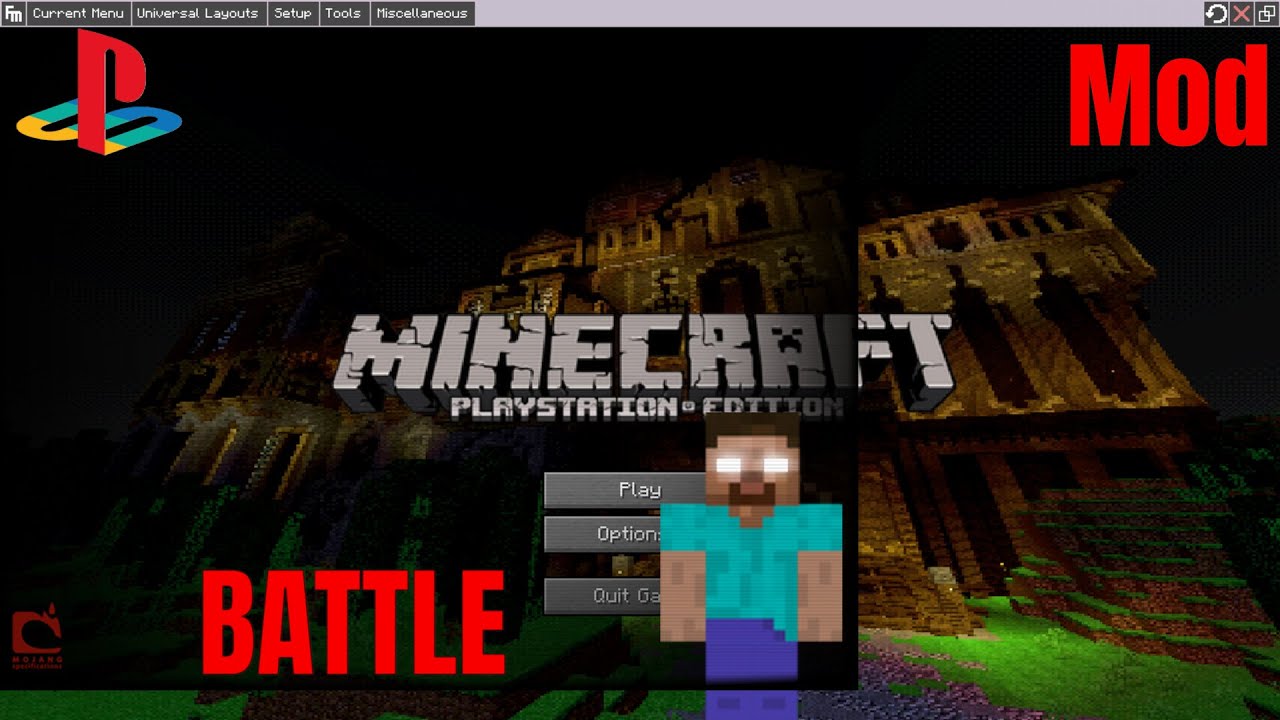 Minecraft Ps1 Mod Minecraft PS1 Edition Mod - YouTube