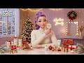 ASMR Christmas Makeup Turtorial With Rumi | Huntrix Beauty Cosmetic | [KPOP Demon Hunters] 💄🎧
