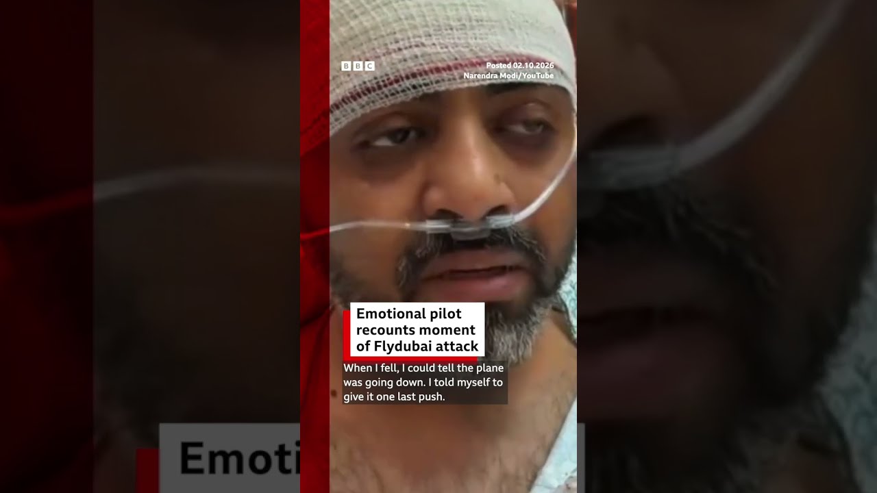 Emotional pilot recounts moment of Flydubai attack. #BBCNews