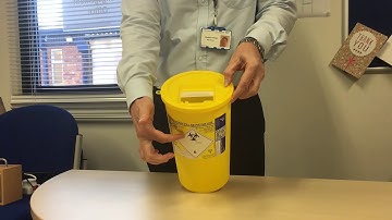Sharps bin safety