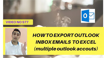 Learn Excel Video 578 - VBA - Export outlook information from multiple accounts
