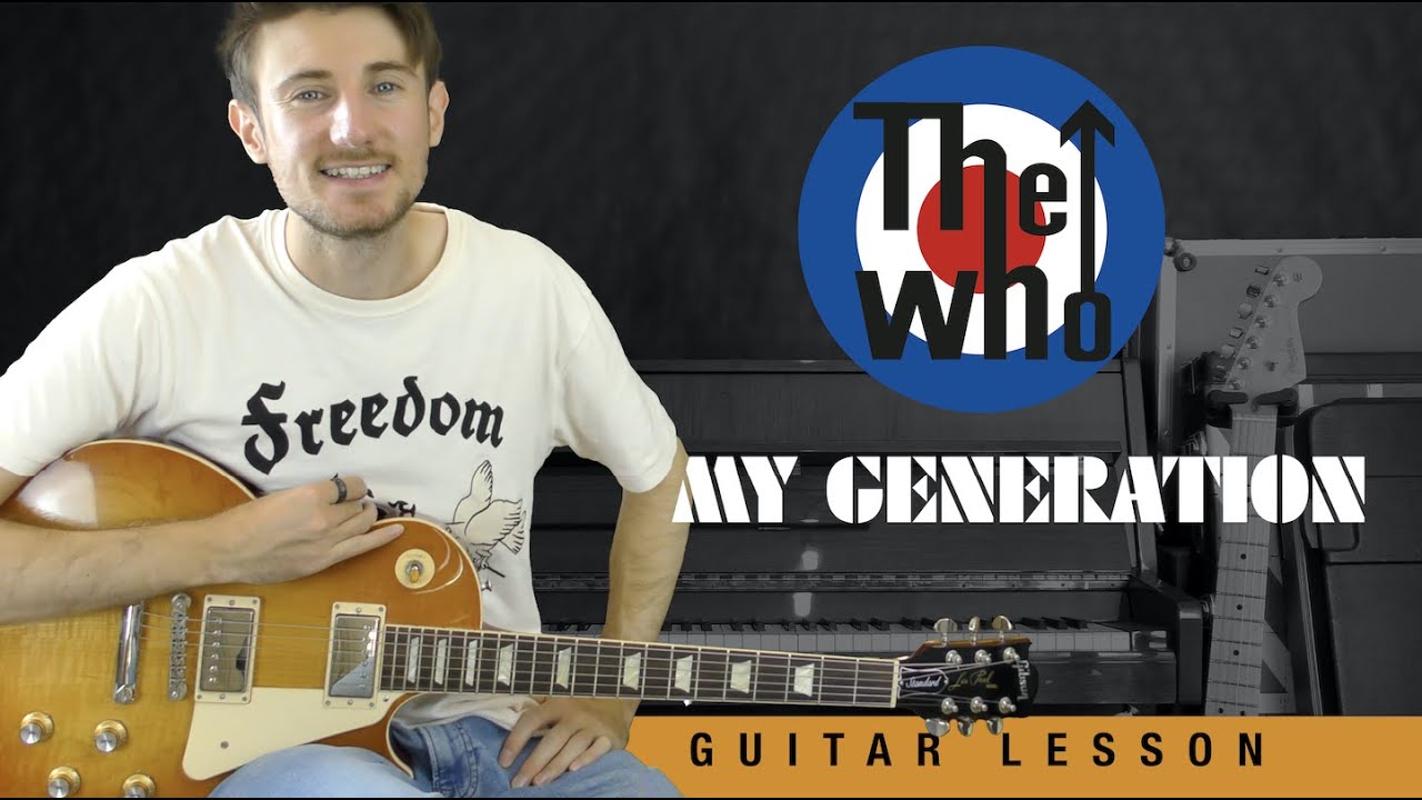 My Generation The Who Guitar Tutorial + Cover