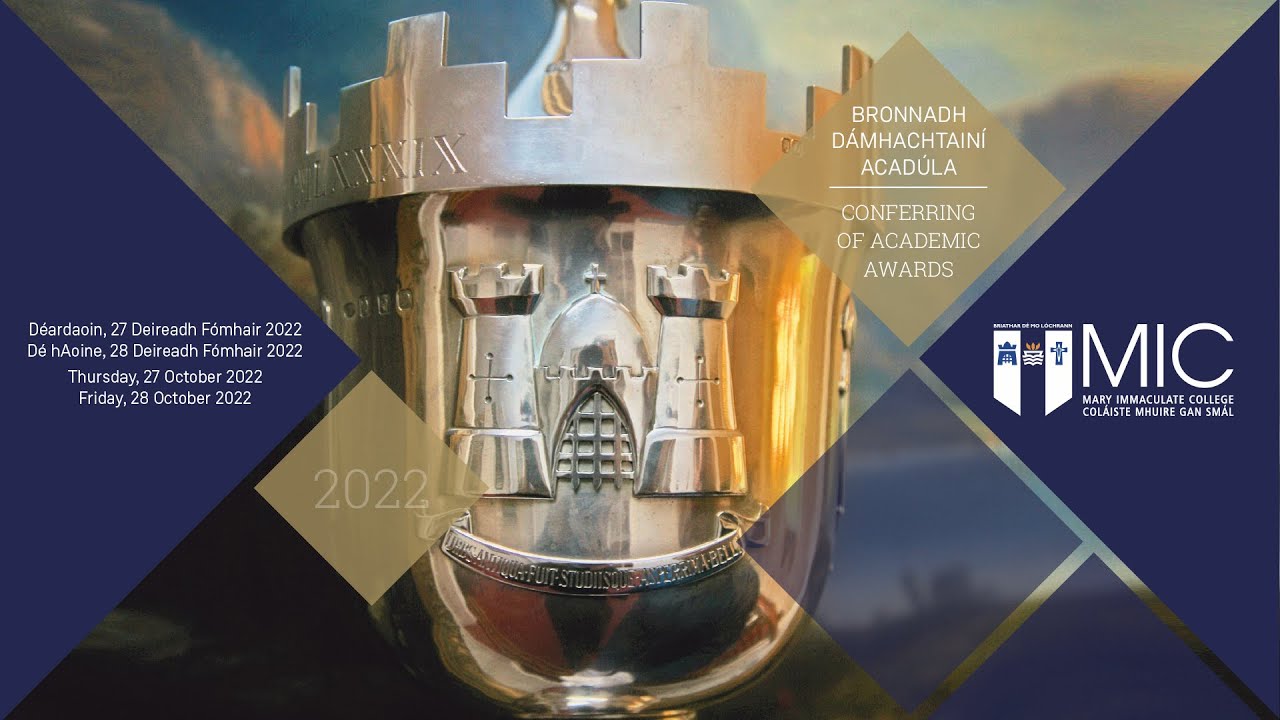 Mic Graduation MIC Graduation Ceremony - Thursday 27th October 2022 (3.00pm) - YouTube
