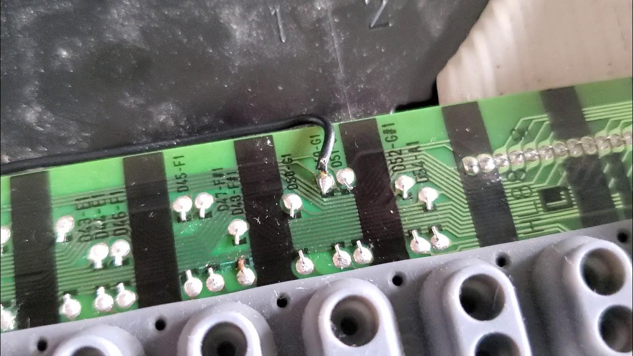 Yamaha DGX 640 dead key sequence C G repair YouTube