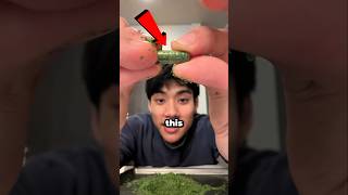 This guy found the weirdest way to eat vegetables #shorts