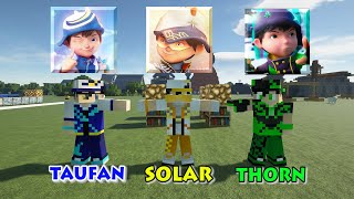 Elemental Fusion Gabungan Solar Taufan & Duri - Minecraft BoBoiBoy & Upin Ipin Mod