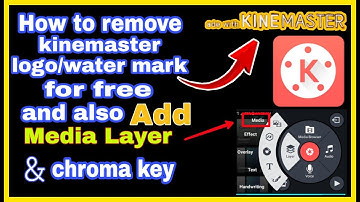 How To Remove Kinemaster Logo/Watermark for Free and also Add media layer and Chroma Key