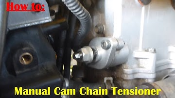 How to: DRZ400 Manual Cam Chain Tensioner Installation