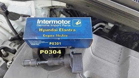 Hyundai Elantra fix p0301, p0302, p0303, p0304, p0305, p0306