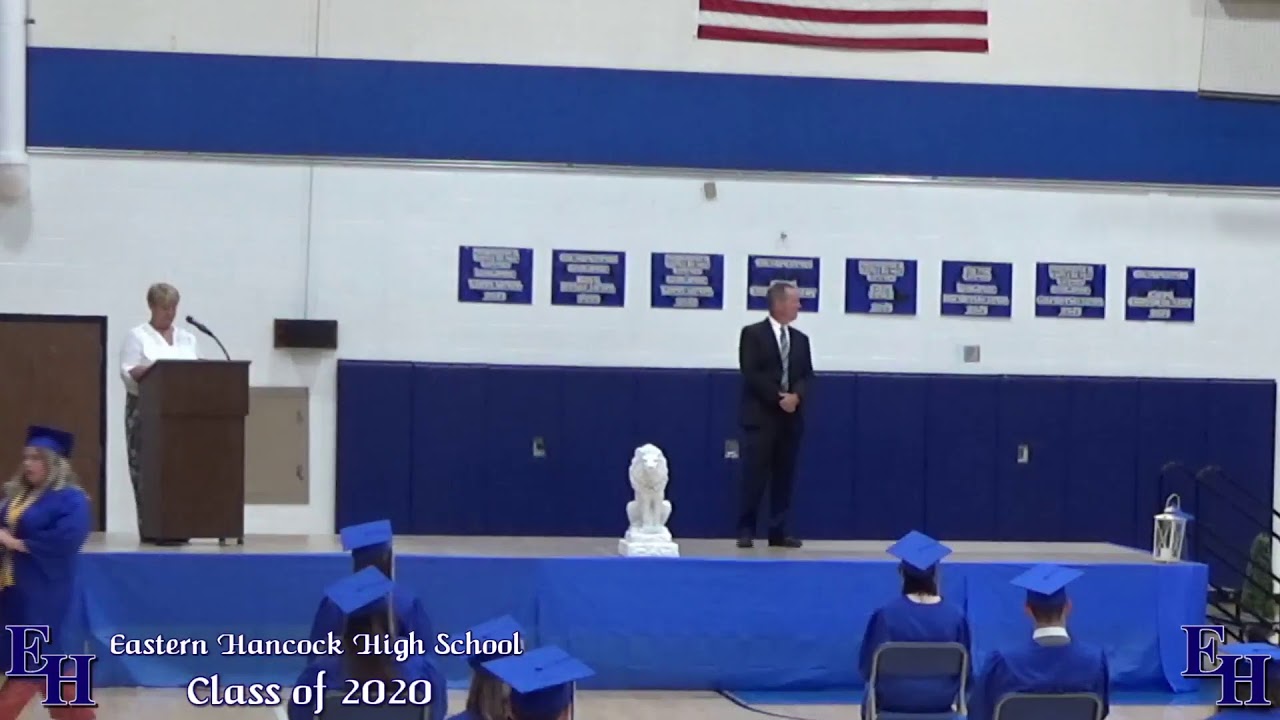 Eastern Hancock High School Class of 2020 Graduation Ceremony (MS ...