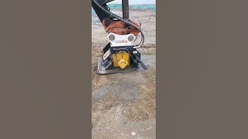MONDE Construction excavator vibrating tamping compact rammer, vibrating plate compactor