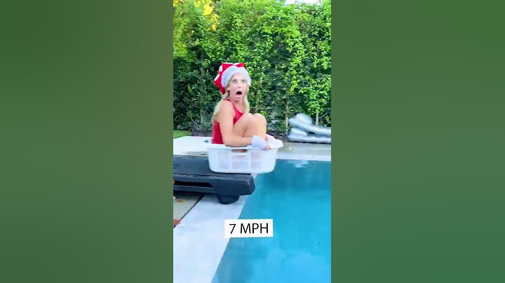 Mario Kart In Real Life but on a Treadmill over the Pool
