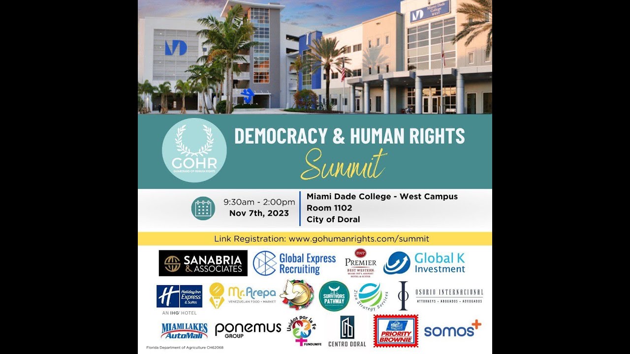 Democracy & Human Rights - Guardians of Human Rights Summit 2023 - YouTube