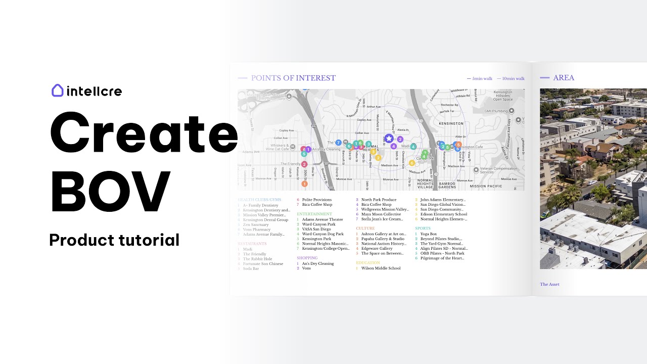 How to Create Broker Opinion of Value BOV (IntellCRE Product Tutorial)