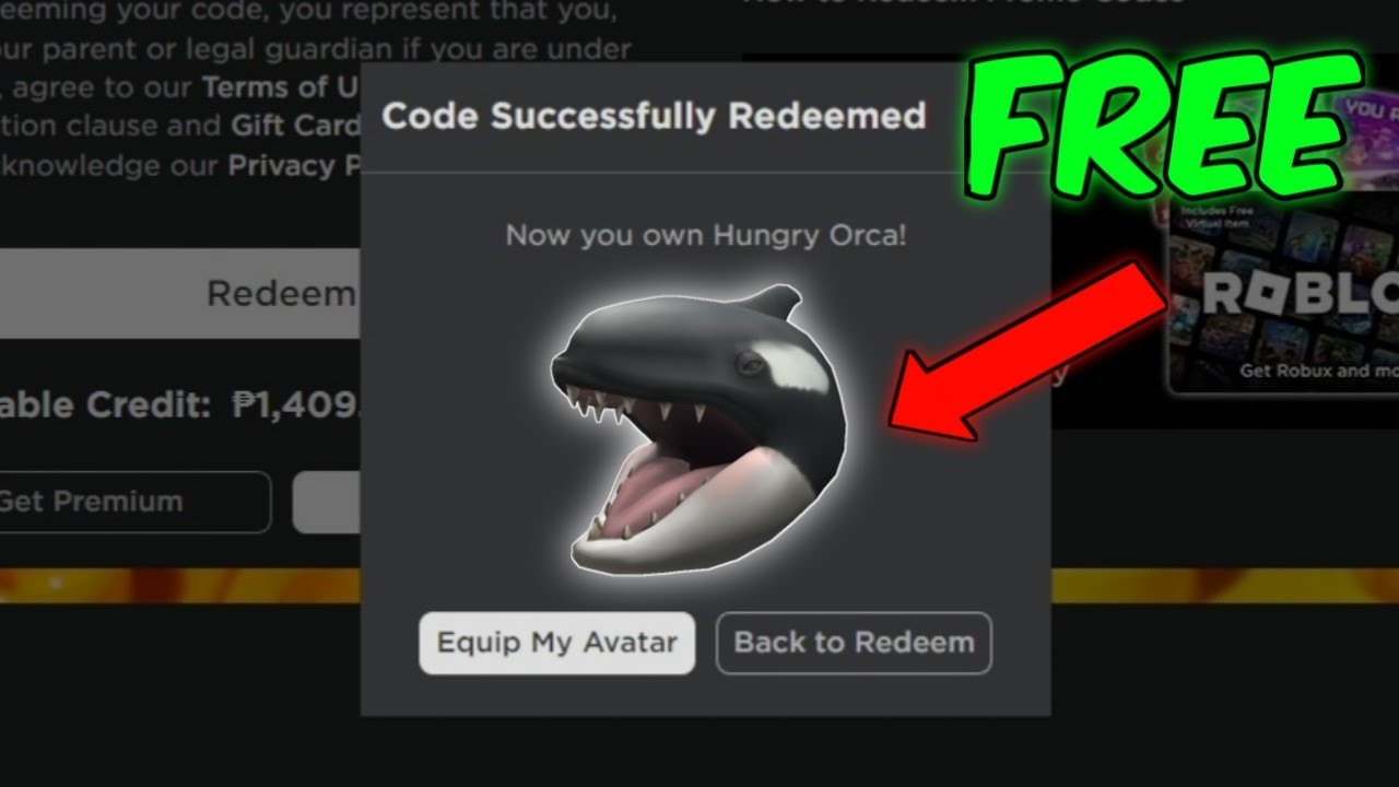 How to get the free Hungry Orca avatar item on Roblox –