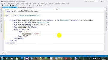 How to get Word application version using VB NET 2012