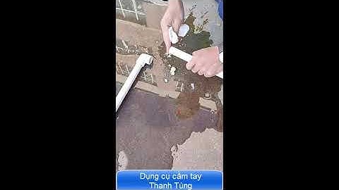 Hàn nối ống nhiệt mà không cần khóa vòi nước