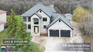 House on the river for sale at 58 Waterview Drive in La Salle Manitoba