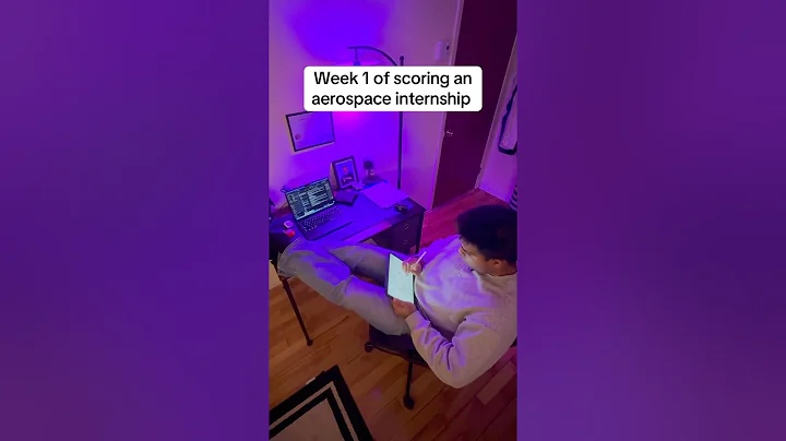 Week 1 of scoring an aerospace internship