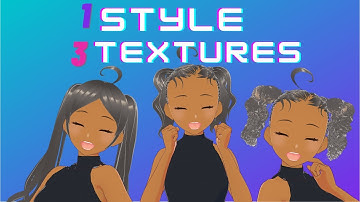 Vroid Style- Pigtails 3 with texture