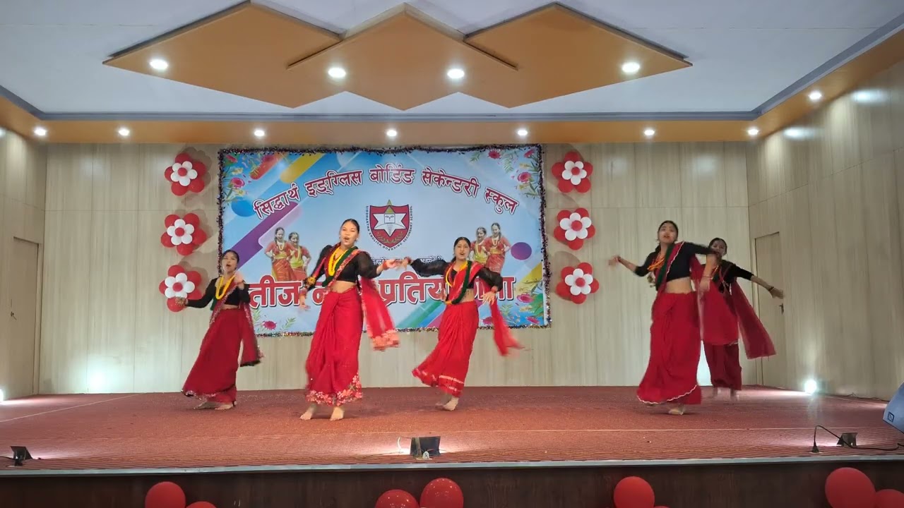 Std. VIII– All Sections Full Video  | Teej dance 2082 | Siddhartha English Boarding Secondary School