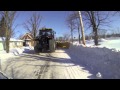 Cotech GHS42 - AC36 Gratte à neige municipale/Heavy duty City snow plow on JCB Fastrac 8310 Video