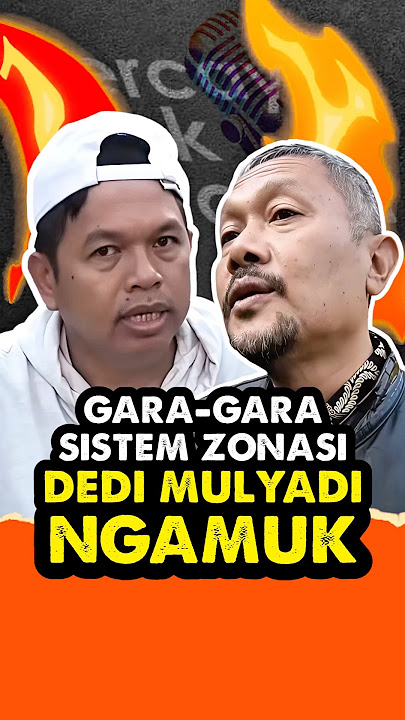 SEREM!! DEDI MULYADI NGAMUK LAGI GARA-GARA SISTEM ZONASI #dedimulyadi #kangdedimulyadi #kdm
