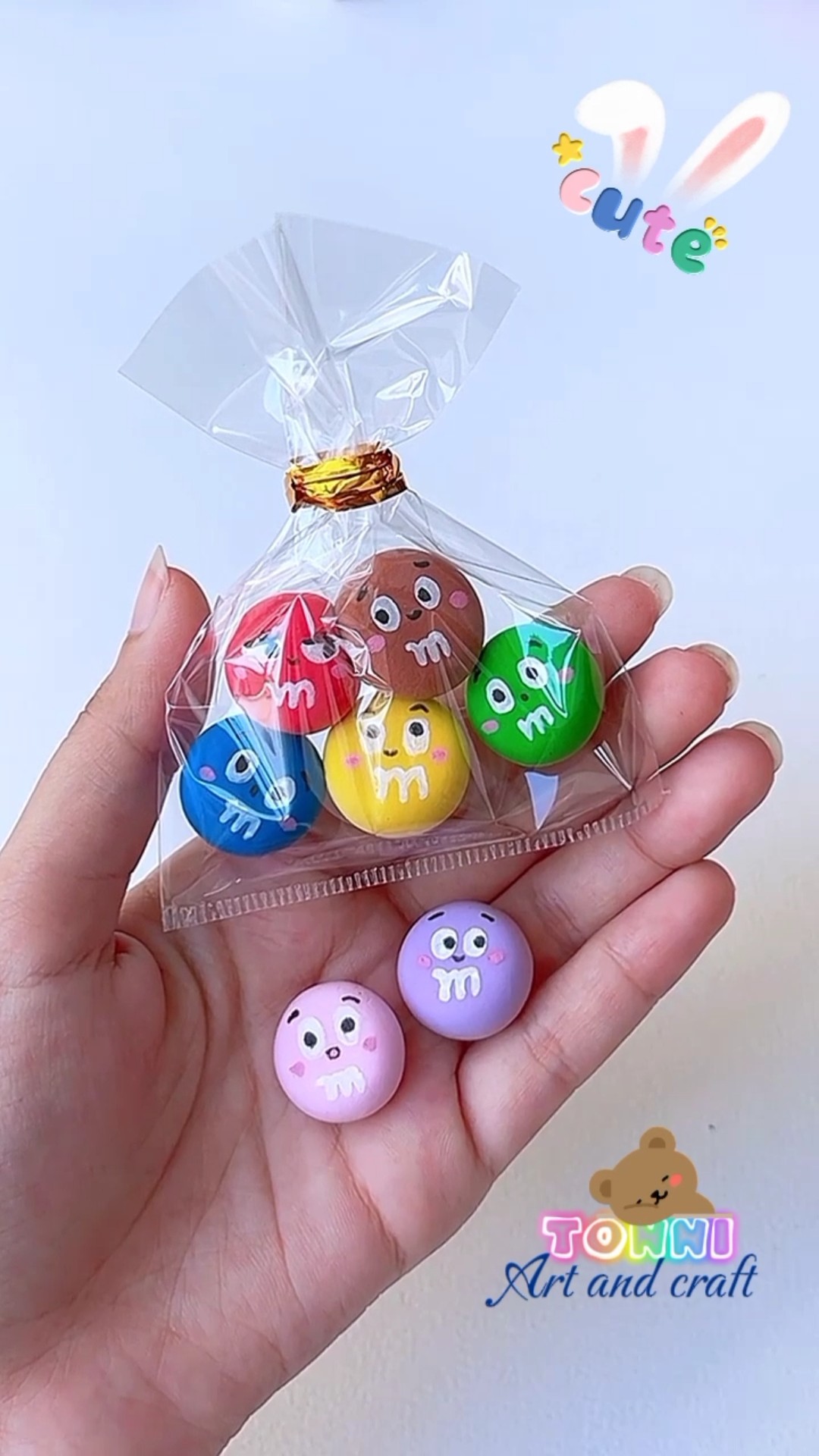 Try it (easy to make) clay craft / art of Clay #shorts #tonniartandcraft #craft #love #art #diy