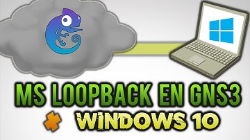 Adaptador Loopback en Windows 10 con GNS3