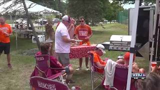 Virginia Tech Fans and Students Celebrate First Game Day of the Season