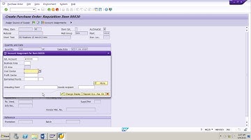 SAP MM Part 3 Source Determination Create Purchase order with source determination ECC6/S4 Hana